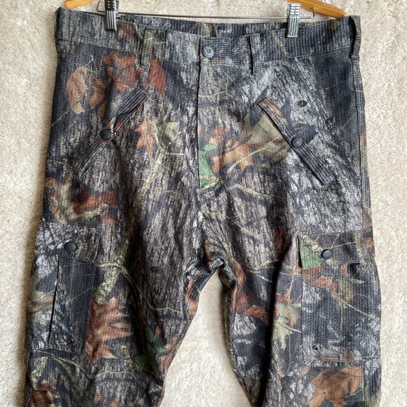 Mad Dog Gear Camo Pants Large Camouflage Lined Cargo Hunting Outdoor Mossy Oak - Picture 2 of 13
